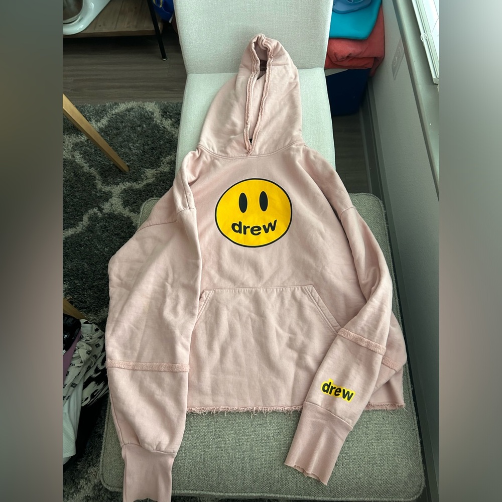 Pink Drew House Mascot Deconstructed Hoodie